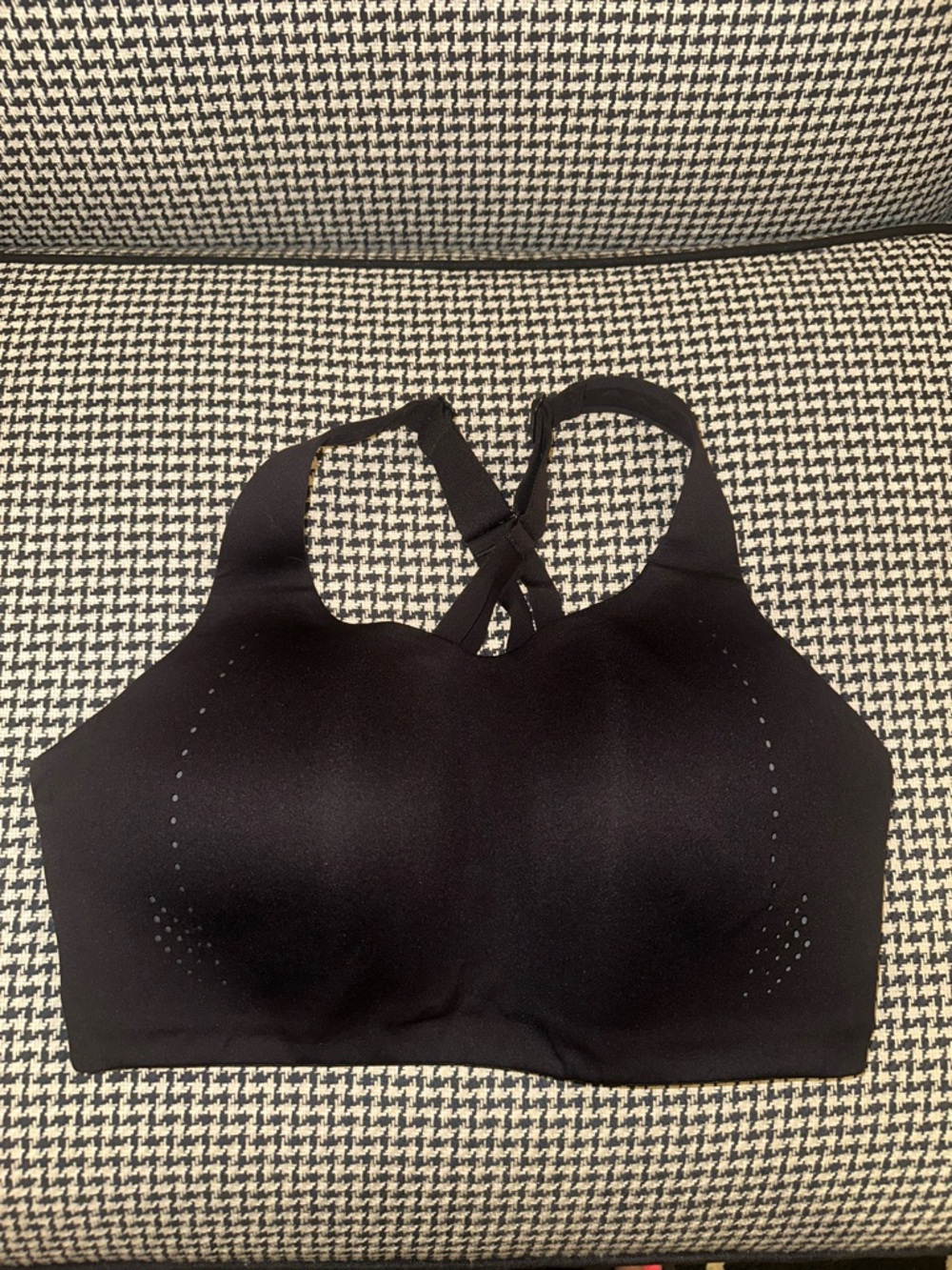 lululemon athletica Black Cross-Back Seamless Sports Bra